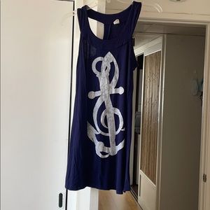 Blue tank top size S